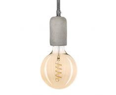 Smartwares IDE-80003 Hängeleuchte – Beton – Ø 5,6 cm – inkl. Glühlampe – Max. 152 cm