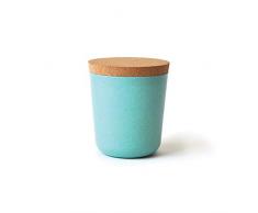 EKOBO Große, lagoon Vorratsdose, Bambusfasern und Melaminharz, 9.5x9.5x11 cm