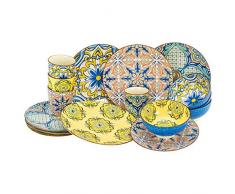Creatable, 22777, Serie ALADIN-Marrakesh, Geschirrset, Kombiservice 16 teilig, Steinzeug