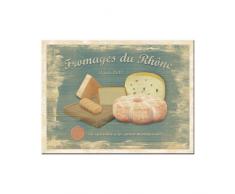 Nostalgic-Art 14181 Home & Country - Fromages du Rhone, Magnet 8x6 cm