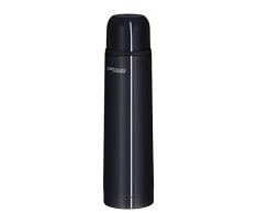ThermoCafé by THERMOS 4058.233.070 Thermosflasche Everyday, Edelstahl Schwarz 0,7 l, Drehverschluss mit Trinkbecher, BPA-Free