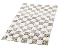 RIDDER 716309S-350 Grand Prix Badteppich, Teppich, Vorleger, Polyester, beige, ca. 55x85 cm