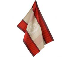 kela Geschirrtuch Frida Cupcake 50x70cm aus Baumwolle in rot/beige, 50 x 70 x 1 cm