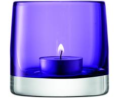 LSA International Teelichthalter, 8,5 cm, violett