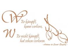 INDIGOS 4051719338676 Wandtattoo, Vinyl, braun, 60 x 10 x 10 cm