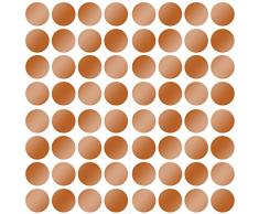 Wallpops Kupfer-Effekt Konfetti Dots