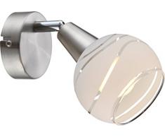 15 cm Wandstrahler Elliott in Nickel matt