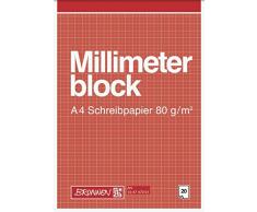 10X BRUNNEN MillimeterblockA420Bl Schreibpapier
