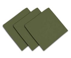 Soleil docre Galaxy Steppbett, Polyester, grün, 40 x 40 cm