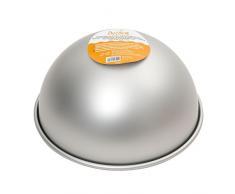 Decora 0062954 BACKFORM HALBKUGEL AUS ELOXIERTEM Aluminium Ø 15 cm