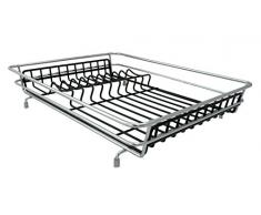 Delfinware Abtropfgestell, Metall, 42,3 x 32,5 x 9 cm