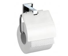 Wenko 17973100 Toilettenpapierhalter San Remo Power-Loc - Befestigen ohne Bohren, Chrom rostfrei, 14 x 13 x 7 cm