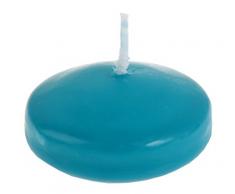 Santex Schwimmkerze, Wachs, schwarz, 3 x 5 x 18 cm, türkis, 3 x 3 x 2 cm