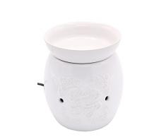 Candle-lite - Elektrische Duftlampe mit Licht, Boro, Weiß, 11 x 11 x 13.5 cm