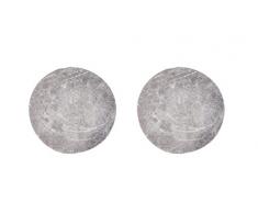 Rayher 69176000 Magnet, 10 mm Ø, Stärke 1 mm, Beutel 10 Stück, extra flach, hohe Haft-/Tragkraft