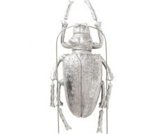 Kare Wandschmuck Longicorn Beetle, Silber, One Size