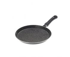 ALLUFLON Tradizione Italia Crepepfanne 22 cm, Aluminium, Schwarz