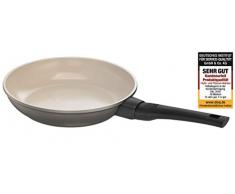Rohe Germany 202132-24 Bratpfanne Visiona 24 cm mit Keramikbeschichtung, Aluminium, Beige, 2-3 Personen