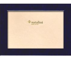 Natalini BIANTE BLU S. 13X18 Bilderrahmen mit Unterstützung für Tisch, Tulipwood, Dunkelblau, 13 X 18 X 1,5