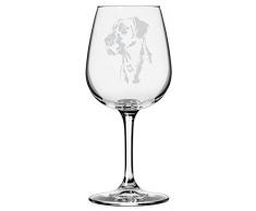 Libbey Weinglas mit Hundemotiv, geätzt, 350 ml G Große Dogge