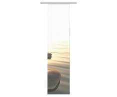 Home Fashion 86168-740 Schiebevorhang Digitaldruck Linares, Dekostoff 245 x 60 cm