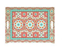 R2S 200GRAN Granada Tablett, rechteckig, Melamin, Mehrfarbig 52 x 37 x 5 cm