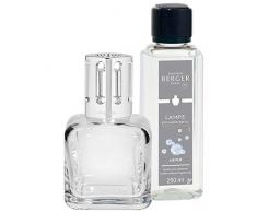 LAMPE BERGER GLACON TRANSPARENT Geschenkset Ice Cube, Glas, 250 ml