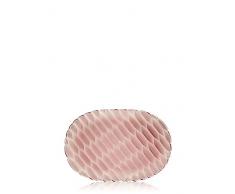 Kartell 01580E9 Jellies Family Tellern, Tischs, GlÃ¤sern, Schüsseln und Karaffen, Plastik, rosa, 36.5 x 2 cm