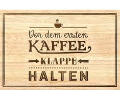 Grafik Werkstatt Bielefeld Frühstücksbrettchen, Holz, beige, 24 x 26 x 8 cm