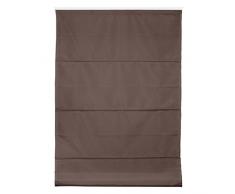Lichtblick RTV.100.130.18 Raffrollo Klemmfix TOP, ohne Bohren, verspannt Mocca, 100 cm x 130 cm (B x L)
