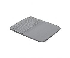 AmazonBasics – Abtropfgestell, 40,6 x 47,7 cm, Anthrazit/Nickelfarben