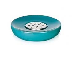 möve Colour Ceramic Seifenschale 12 x 3 cm aus Keramik, ocean