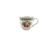 Villeroy & Boch French Garden Fleurence Mokka-/ Espressotasse, 100 ml, Höhe: 6 cm, Premium Porzellan, Weiß/Bunt