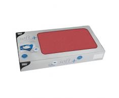 Papstar, 20 Mitteldecken, stoffähnlich, Vlies soft selection plus 80 cm x 80 cm bordeaux, #84921