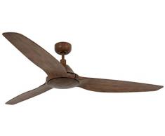 Lucci air Airfusion Type A Deckenventilator, Metallgehäuse, Koa, 154 cm Durchmesser, 35 W, inkl. Fernbedienung (12 Stufen), Sommer/Winter Modus