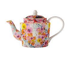 Maxwell & Williams DX0182 Bloems Teekanne aus Bone China Porzellan, Mehrfarbig, 750 ml, in Geschenkbox