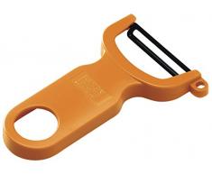 KUHN RIKON 22054 Küchenhelfer Zuberhör Schäler Swiss Peeler Sparschäler orange