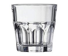 Arcoroc ARC 04755 Granity Schnapsglas, Shotglas, Stamper, 45ml, Glas, transparent, 12 Stück