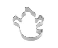 Westmark Ausstechformen Gespenst, 7 cm, Edelstahl, Silber, 6,4 x 6,4 x 2,2 cm
