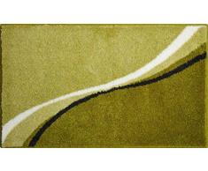 Grund Badteppich 100% Polyacryl, ultra soft, rutschfest, ÖKO-TEX-zertifiziert, 5 Jahre Garantie, LUCA, Badematte 60x100 cm, grün