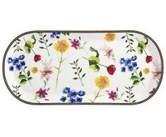 Maxwell & Williams HV0044 Teas & Cs Rechteckige Servierplatte mit Contessa-Design, porzellan, weiß