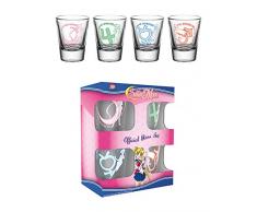 Sailor Moon Gläserset Shot Glasses 4tlg 6cl