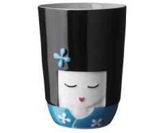QDO Kokeshi Thermobecher, Blau
