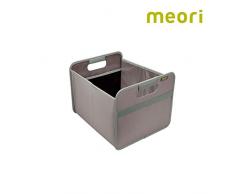 Faltbox Medium Home Collection Palm Taupe / Uni 32x37x27,5cm Polyester platzsparend Küche Schreibtisch mit Griffen Ordnungssystem Staulösung Bad Flur