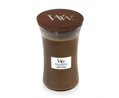 Woodwick Duftkerze mit Pluswick Innovation Amber & Incense Large 93041E, Hourglass