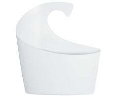 Spirella Duschkorb Sydney mit Haken zum einhängen, kombinierbares Duschregal 30,5 x 27,5 x 10 cm Weiß