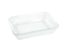 Bohemia Cristal 093 012 306 Play of Colors Cooking Brat-und Backschale eckig ca. 2,5 ltr. weiß aus hitzebeständigem Borosilikatglas Auflaufform, Glas, 31 x 22.8 x 6.2 cm