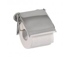 WENKO 17815100 Power-Loc Toilettenpapierhalter Cover - Befestigen ohne bohren, Stahl, 13.5 x 12 x 3.5 cm, Chrom