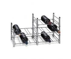 ZACK 20543 ALDO Flaschenregal, Basismodul, Edelstahl matt