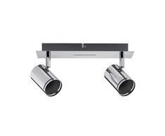 Paulmann 66679 Spotlight Rondo max 2x10W GU10 Chrom 230V Metall 666.79 Deckenleuchte Lampe LED Deckenlampe Deckenstrahler
